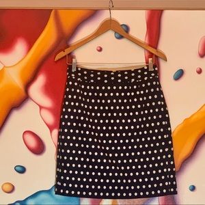 Banana Republic Polka Dot Pencil Skirt